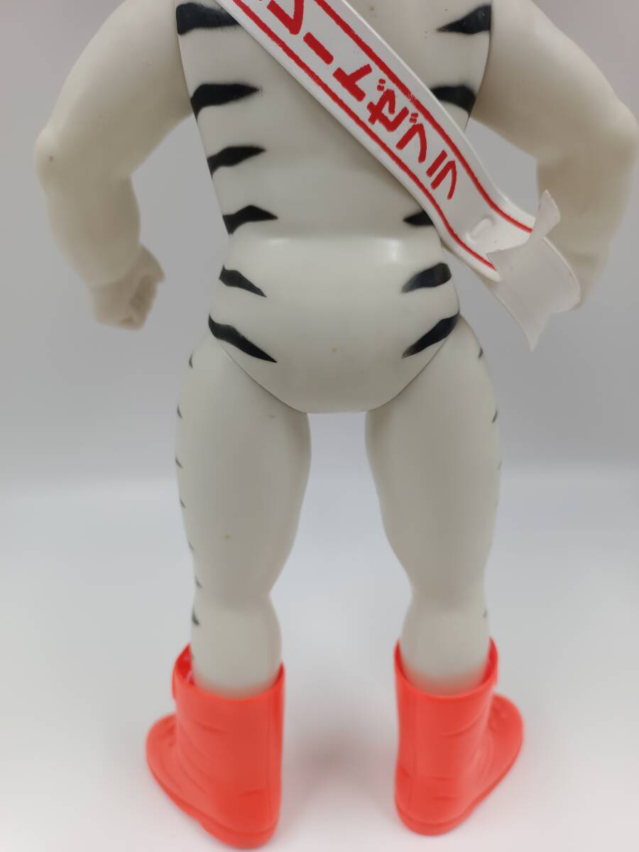 【昭和当時物】■ タイガーマスク ミニソフビ 中嶋製作所 A5.【中嶋製作所】70年代 タイガーマスク グレートゼブラ ソフビ