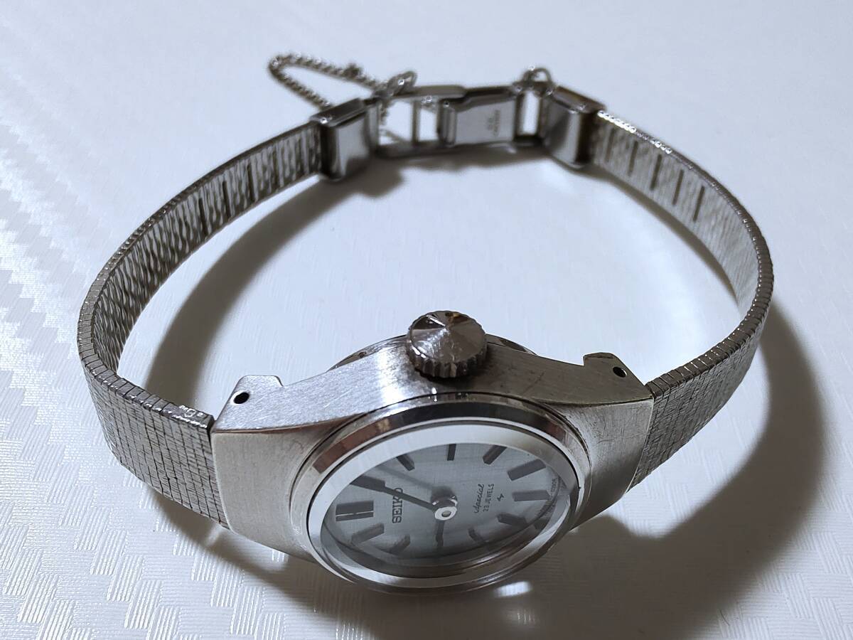 未使用品 SEIKO ブレスレット 手巻時計 セイコー ブレスレット 古い手巻式腕時計 女性用 [1140-0160