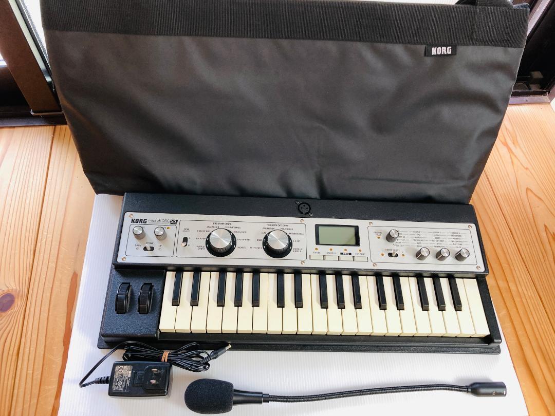 美品 動作確認済み microKORG XL シンセサイザー ボコーダー・鞄 付 美品 動作確認済み KORG microKORG XL シンセサイザー