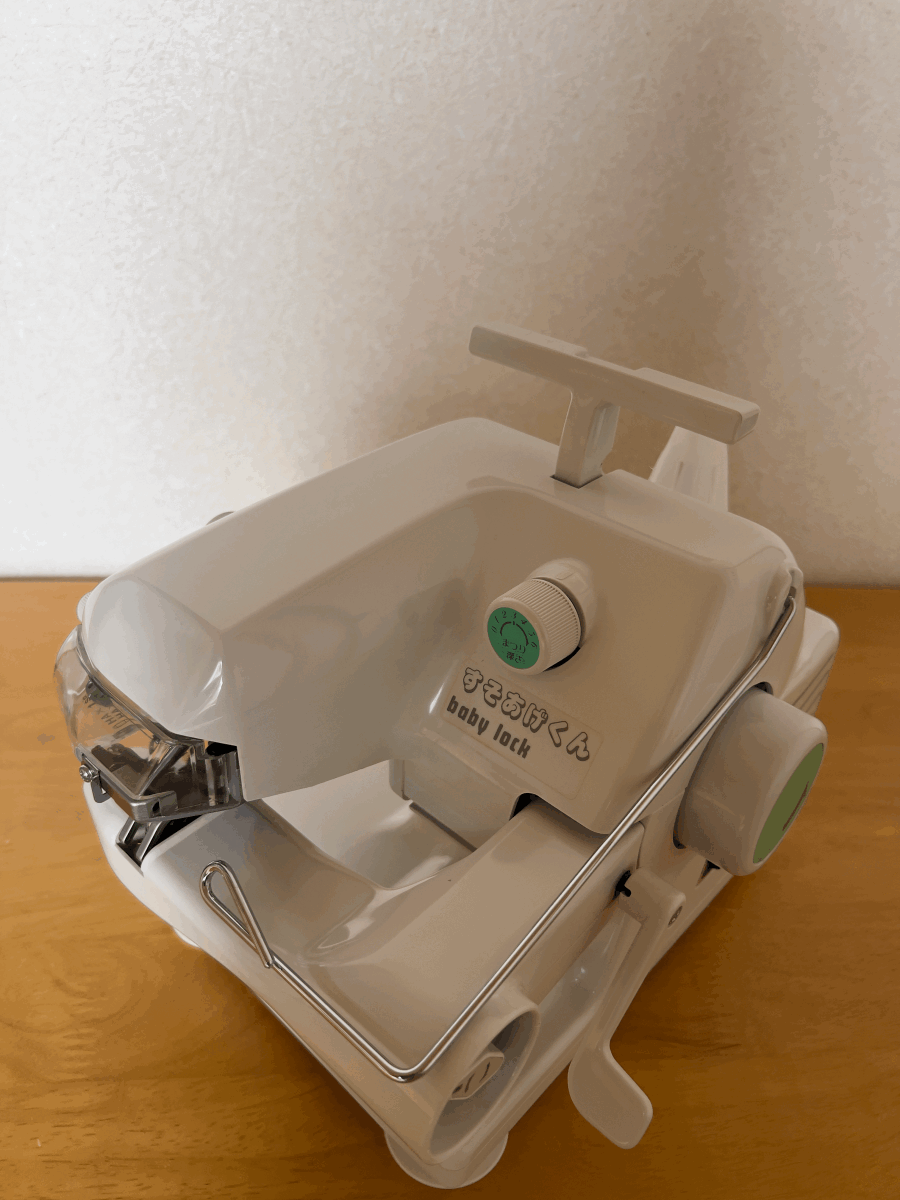 ジューキbaby lock まつり縫いミシン すそあげくんBL101 通電確認済み ジャンク品