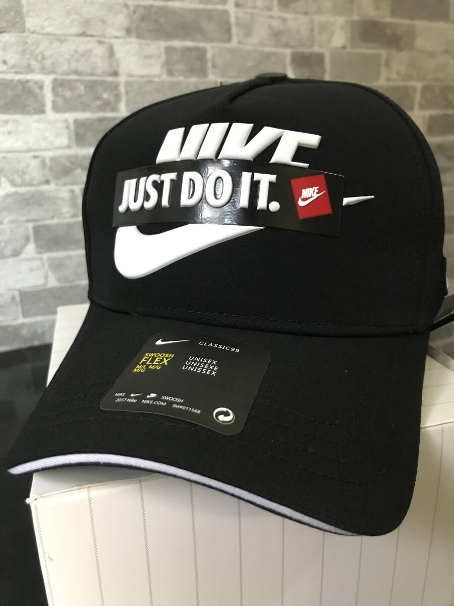 JUST DO IT. 特大NikeスウッシュスナップバックキャップBK JUST DO IT. 特大NikeスウッシュスナップバックキャップBK