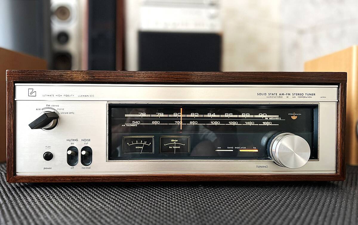 美品良品/受信・動作確認済☆LUXMAN WL500 ヴィンテージチューナー YouTubeに動画☆1971年モデル