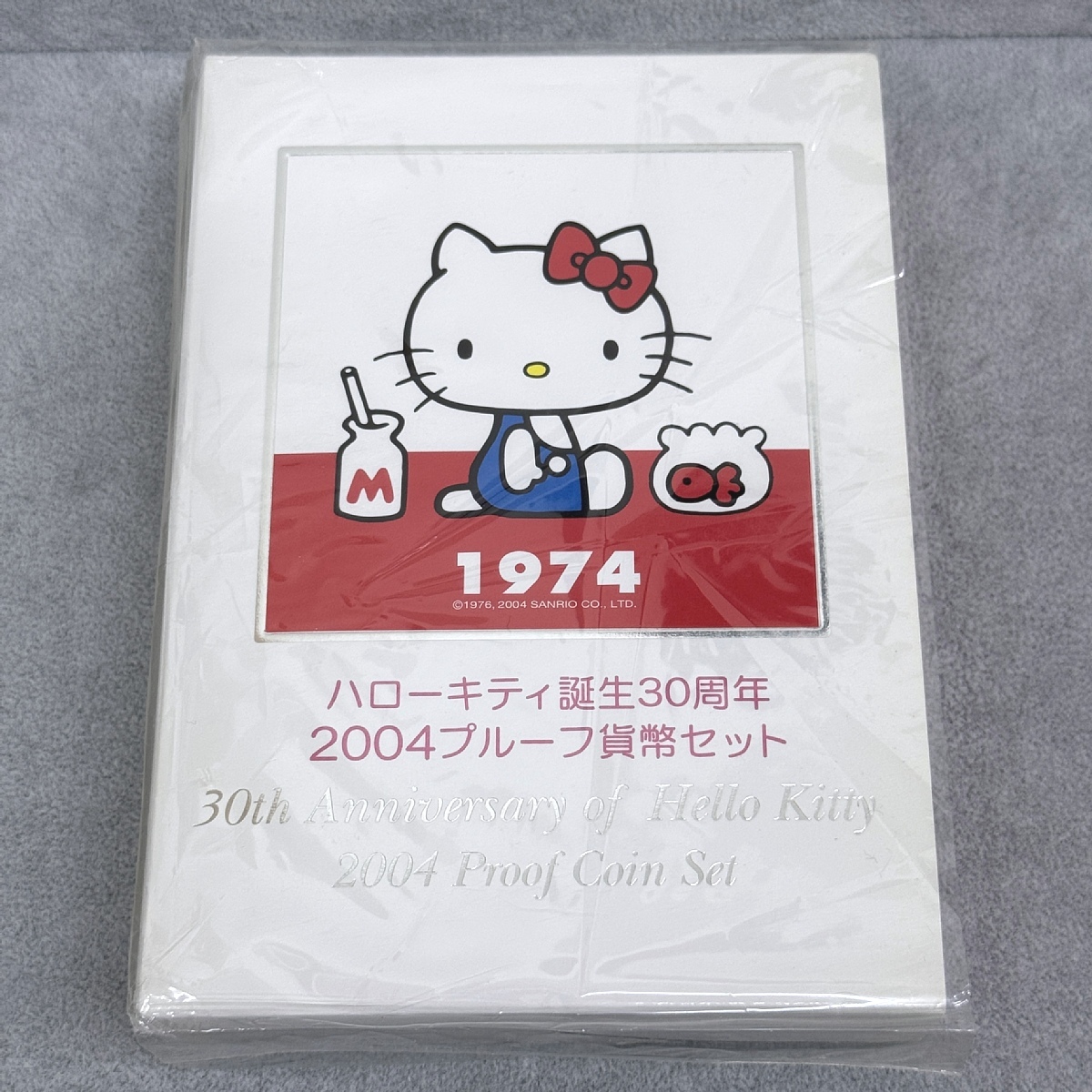 ハローキティー誕生30周年記念純銀メダル付きプルーフ貨幣セット □□造幣局 ハローキティ誕生30周年 2004プルーフ貨幣セット