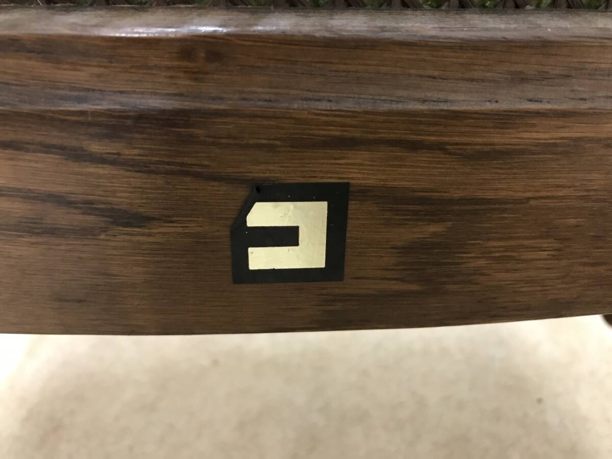 コスガ家具 オールドコスガ アームチェア アンティーク モケットグリーン イギリス アンティーク レトロ家具 高級家具 引き取りのみ_画像10