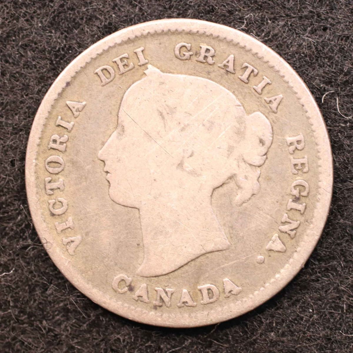カナダ 20セント銀貨 1858年 ビクトリア女王 カナダ 20セント銀貨 1858年 ビクトリア女王 1858 Canada Cent