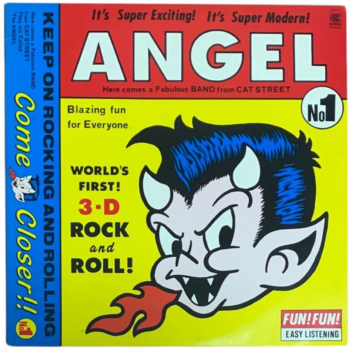 Angel LP レコード ネオロカビリー ロカビリー ジャパロカ ロックンロール クリームソーダ ブルーエンジェル ブラックキャッツ マジック_画像2