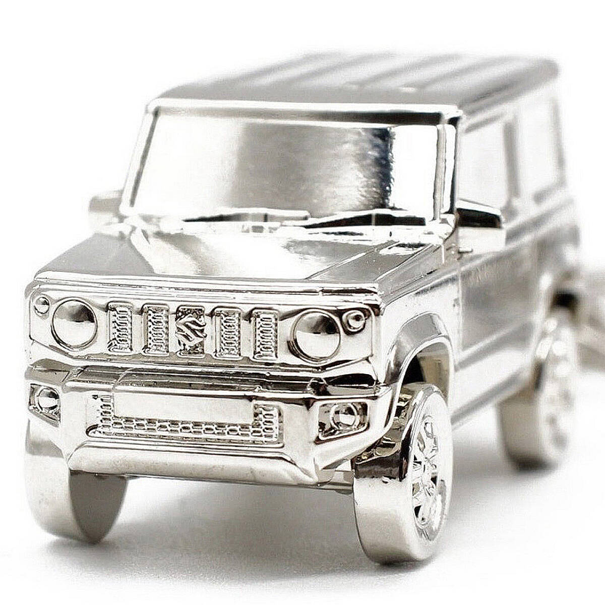 ★大人気★入手困難★限定 SUZUKI JIMNY JB64 ジムニー クロームメッキ ダイキャスト キーチェーン/クロスカントリー/4WD/絶版/完売/軽レア_画像2