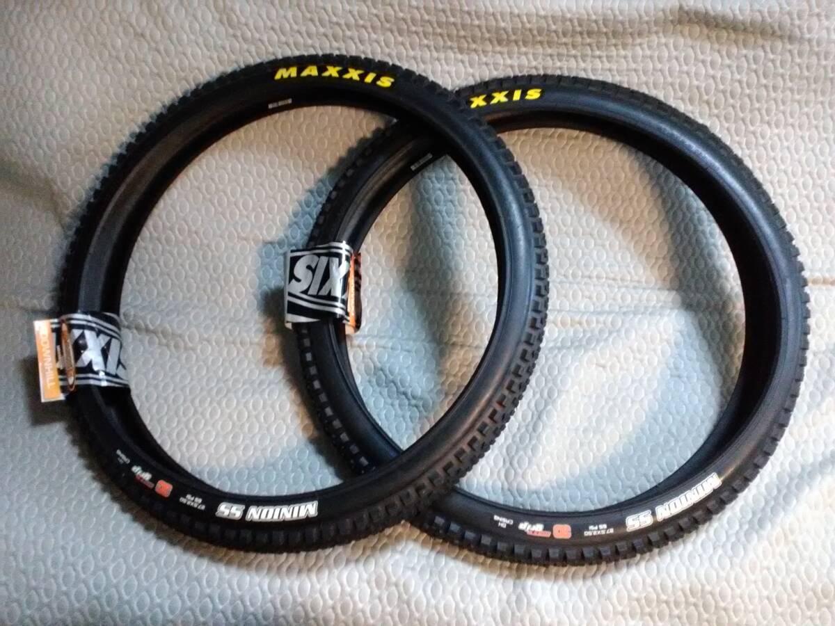 ★新品!! 10分山 27.5×2.5 650B マキシス MINION SS 2本セット 直接引取り歓迎