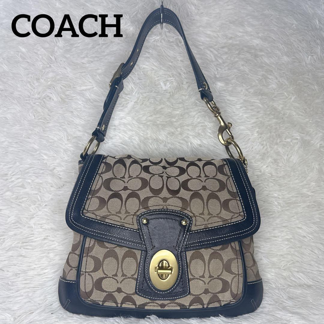 希少品✨COACH コーチ Legacy ターンロック ハンドバッグ 美品コーチ COACH レガシー ショルダーバッグ ワンショルダー