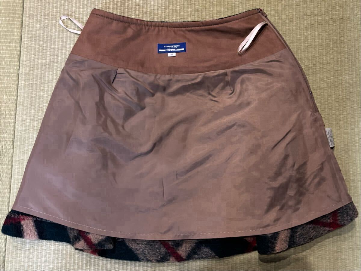 バーバリーブルーレーベル ハイウエストスカート 未使用 BURBERRY BLUE LABEL バーバリー ブルーレーベル