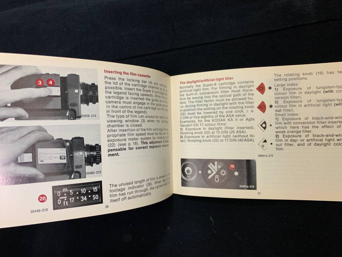 ライカ Leitz 1973年 LEICINA SPECIAL / 貴重なレア 取扱説明書 英語版 デッドストック商品 美品 _画像10
