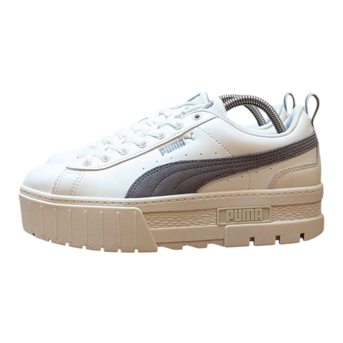 美品 2024年モデル PUMA MAYZE プーマ メイズ 24cm ホワイト 美品 2024年モデル PUMA MAYZE プーマ メイズ 24 5cm ホワイト