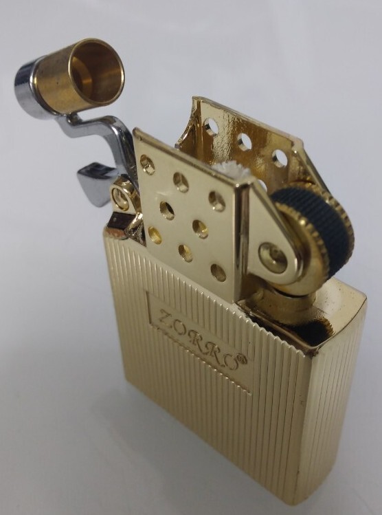 新発売 オイルの持ちが4倍長持ち 上下蓋付きオイルライター インサイドユニットのみ 新品未使用 限定カラーゴールド_画像1