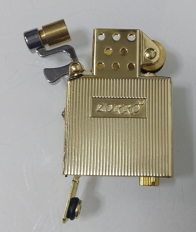 新発売 オイルの持ちが4倍長持ち 上下蓋付きオイルライター インサイドユニットのみ 新品未使用 限定カラーゴールド_画像2