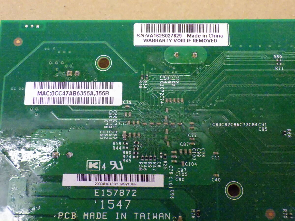 Y970#全國(guó)配送230円 動(dòng)作品 Supermicro AOC-SGP-i2 RoHs 2ポート PCI - エクスプレス 2.1 x4 ギガビット イーサネット コントローラ カード