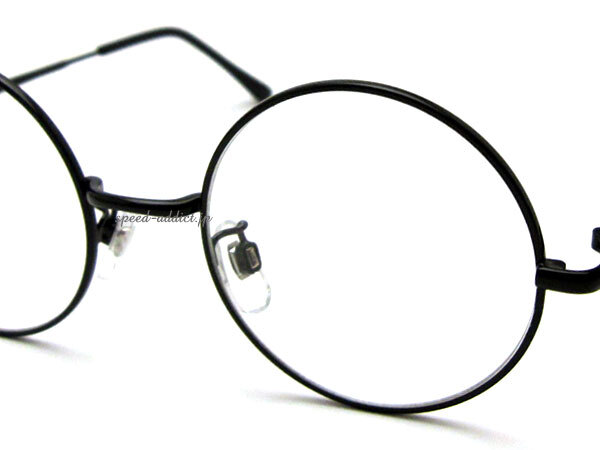  круг очки SUNGLASS for JAPANESE BLACK × CLEAR/ чёрный .. модные очки без линз Lloyd очки retro Classic раунд стандартный простой uv cut I одежда 