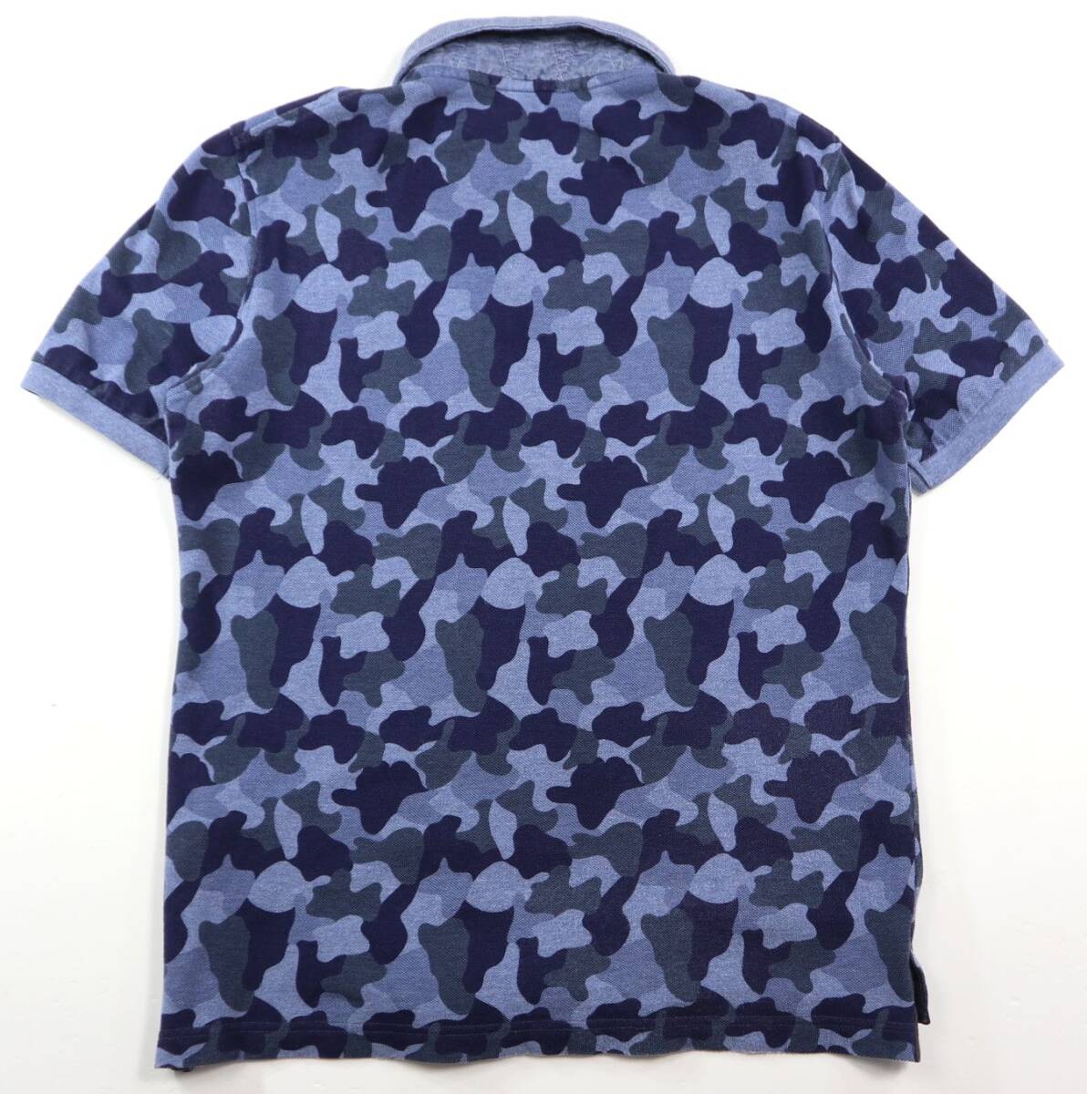 美品★Psycho Bunny サイコバニー カモフラージュ柄 半袖ポロシャツ/Mサイズ_画像2
