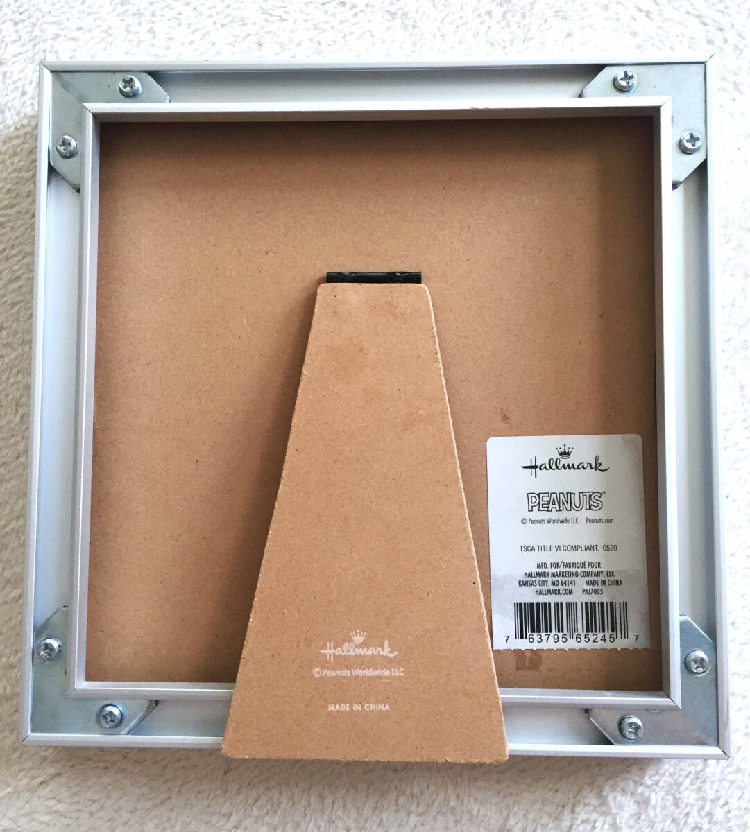 ◆ビンテージ Hallmark Peanuts アートスタンド Snoopy スヌーピー ホールマーク _画像7