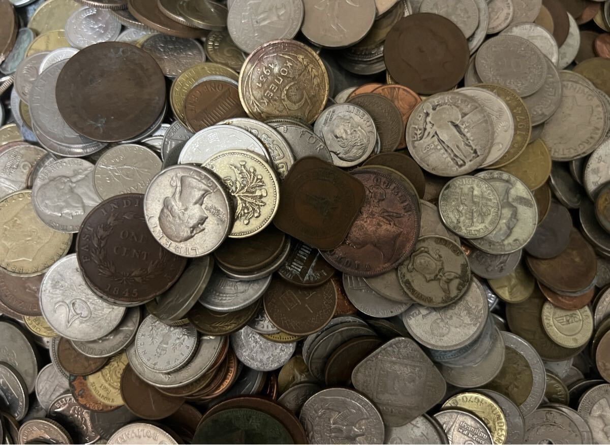 外国コインまとめ 約3530g 外国コインまとめ 約3530g 761207/外国通貨 外国銭 外国コイン