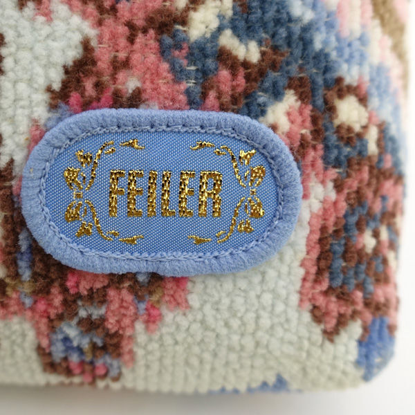 # Feiler сумка бардачок хлопок shu Neal тканый голубой розовый (0990015188)