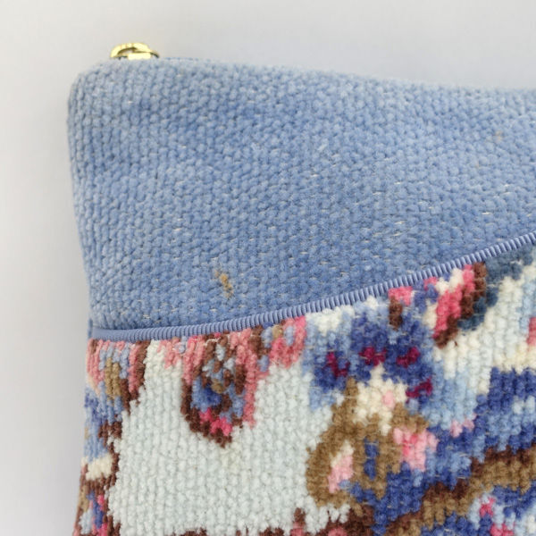 # Feiler сумка бардачок хлопок shu Neal тканый голубой розовый (0990015188)