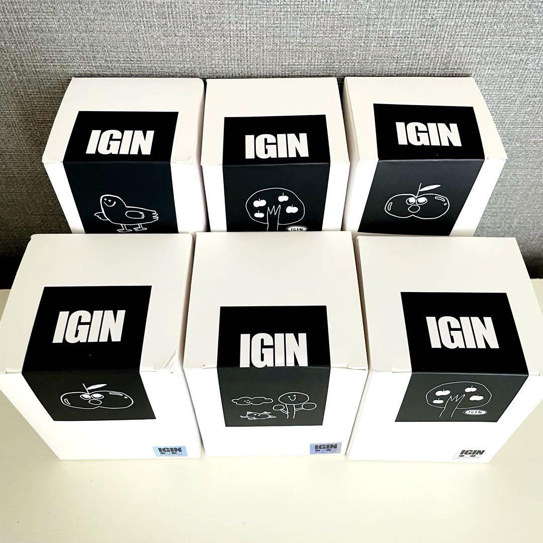 韓国POPUP✨BTS JIN IGIN グラス全種6個セット 新品未開封 韓国限定POPUP】BTS JIN Where Smiles Begin IGIN グラス全種6個