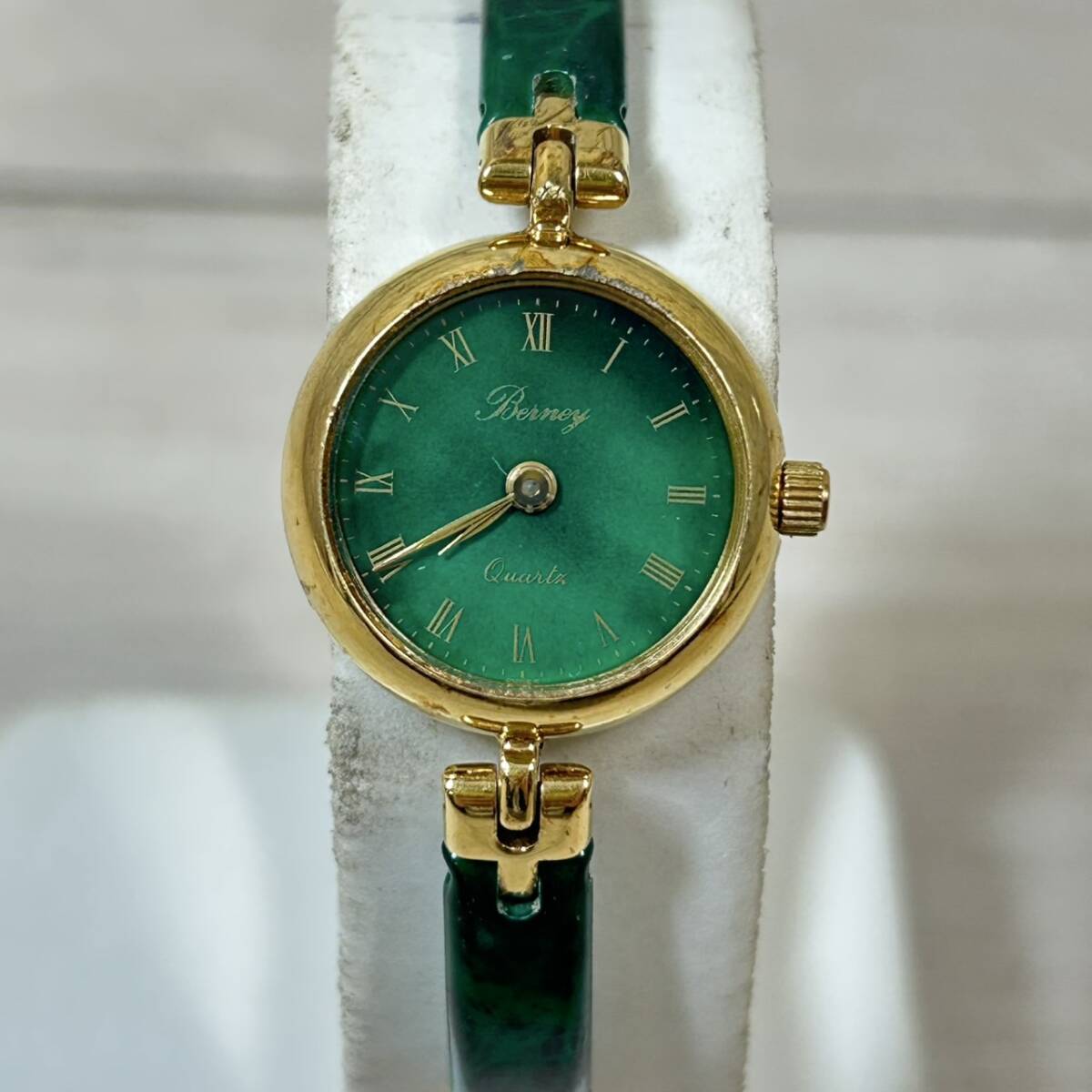 V*[YH-2986] б/у товар BERNYbe Rene i кварц наручные часы женский неподвижный [retapa возможность ]