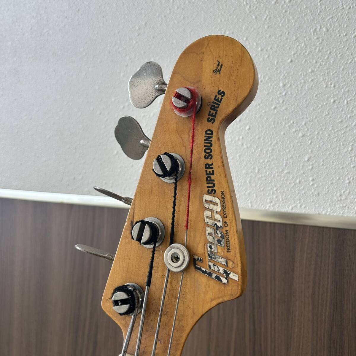 【YH-3034】中古現(xiàn)狀品 GRECO SUPER SOUND SERIES グレコ スーパーサウンド シリーズ エレキギター 楽器 型番不明 アンティーク 動作未確認