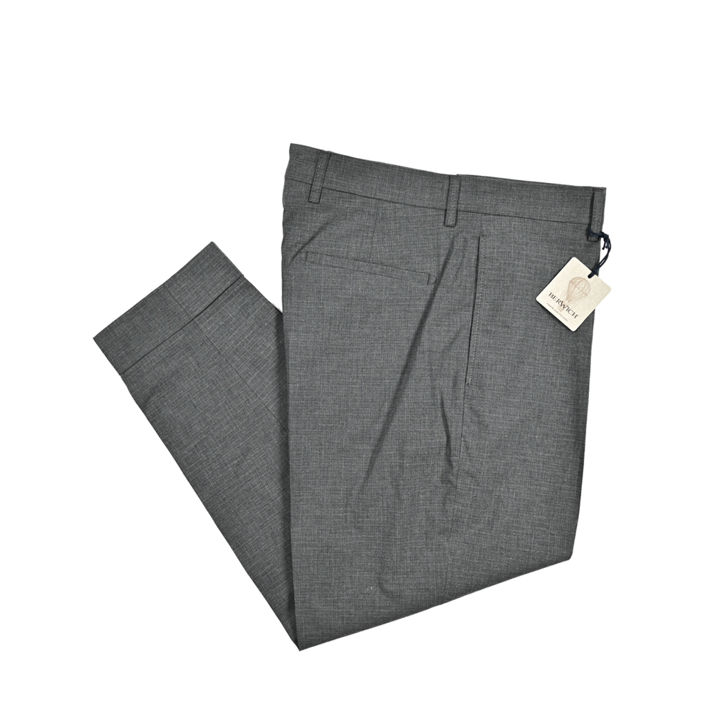 【新品・52サイズ・イタリア製】ベルウィッチCHIAIA ストレッチスラックス 新品・52サイズ・イタリア製】ベルウィッチCHIAIA ワンタック