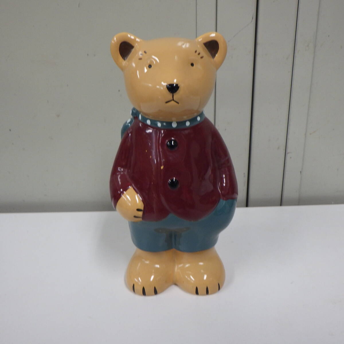 戸崎尚美 貯金箱 置物 くま 熊 クマ