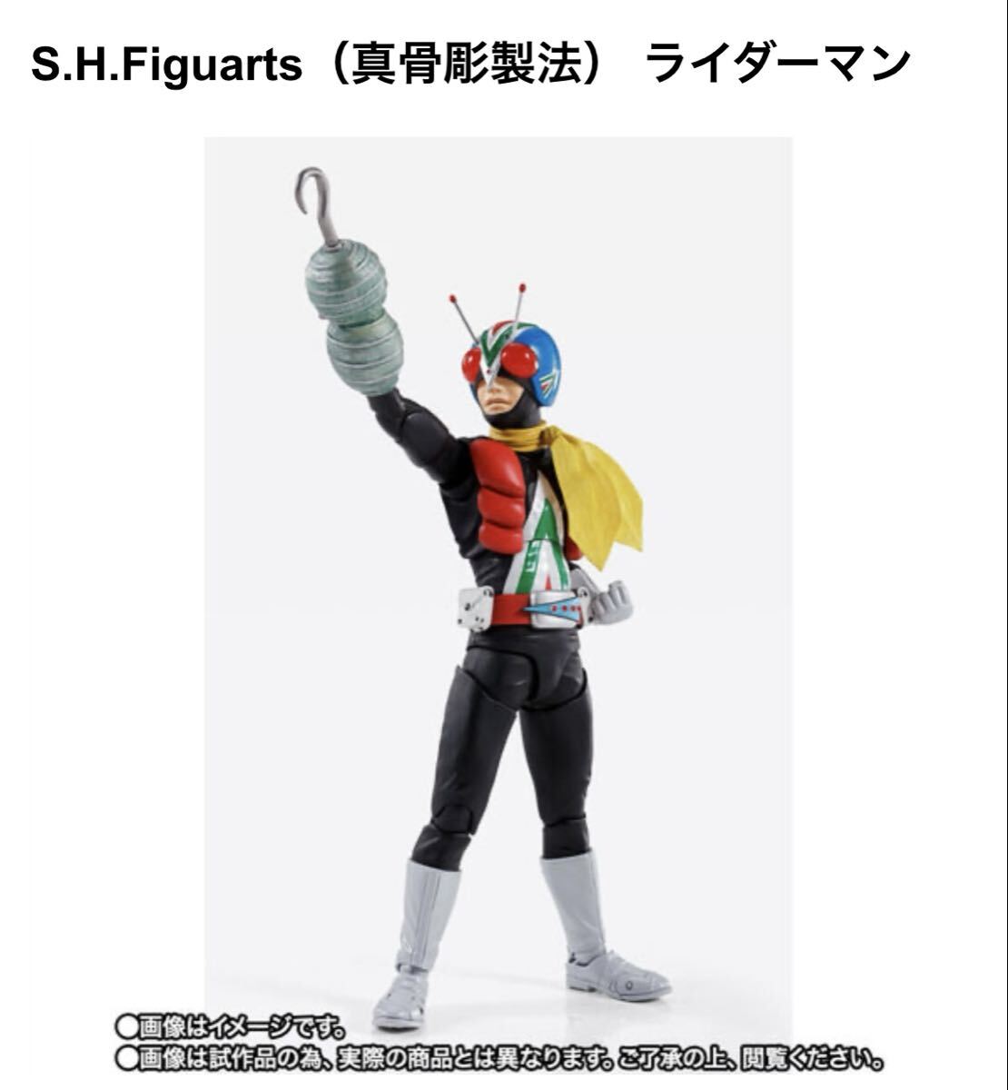真骨彫 ライダーマン 未開封 バンダイ S.H.Figuarts(真骨彫製法) ライダーマン 未開封 輸送