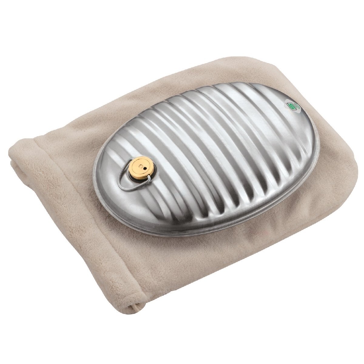 マルカ 湯たんぽ A （エース） 2.5L 湯たんぽ袋付 替えパッキン付 直火・IH対応 トタン製 日本製 送料無料_画像5