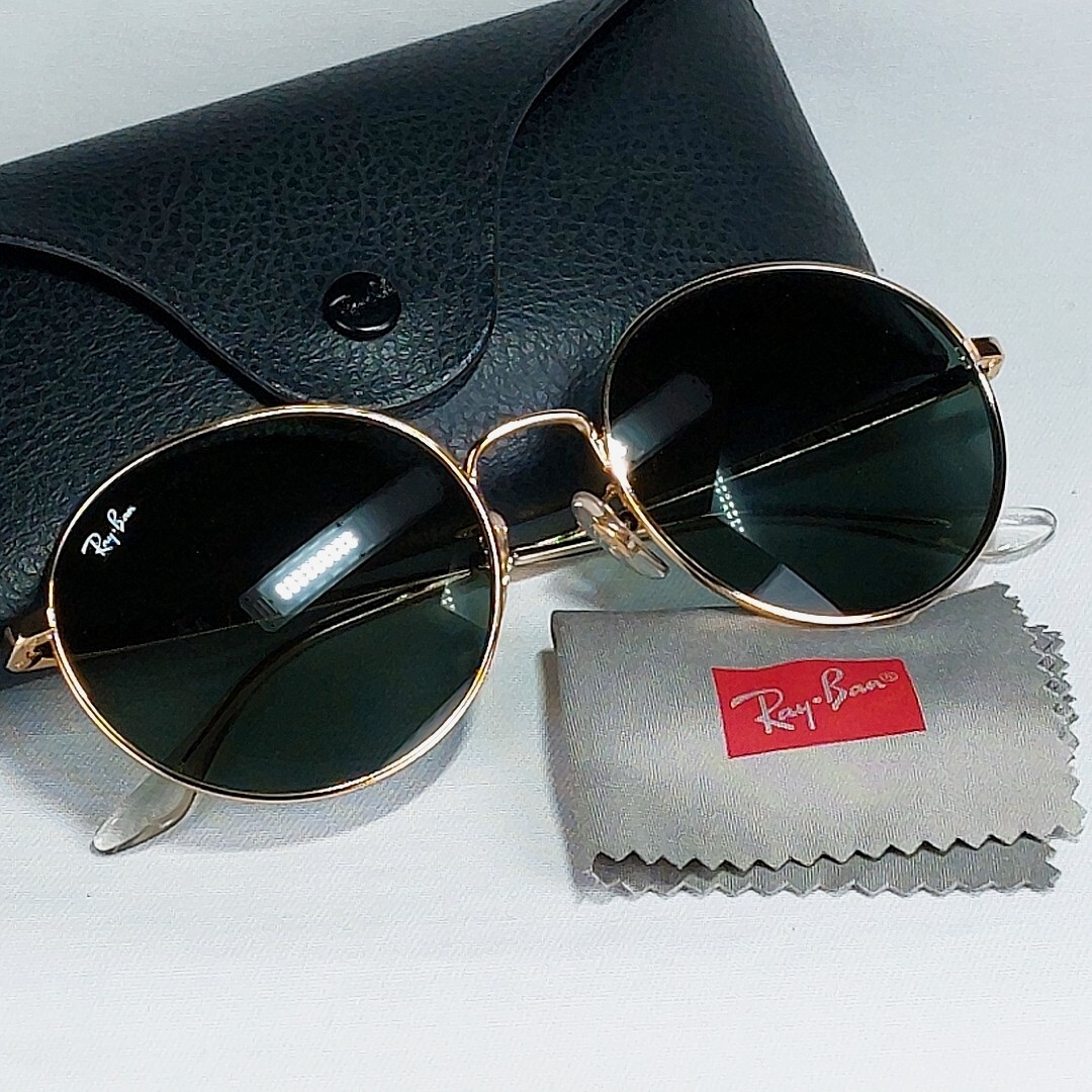 RayBan レイバン サングラス 専用ケース クロス付き RB3612D ケース付き 美品 Ray-Ban レイバン RB3612D 001/71 56□19 145