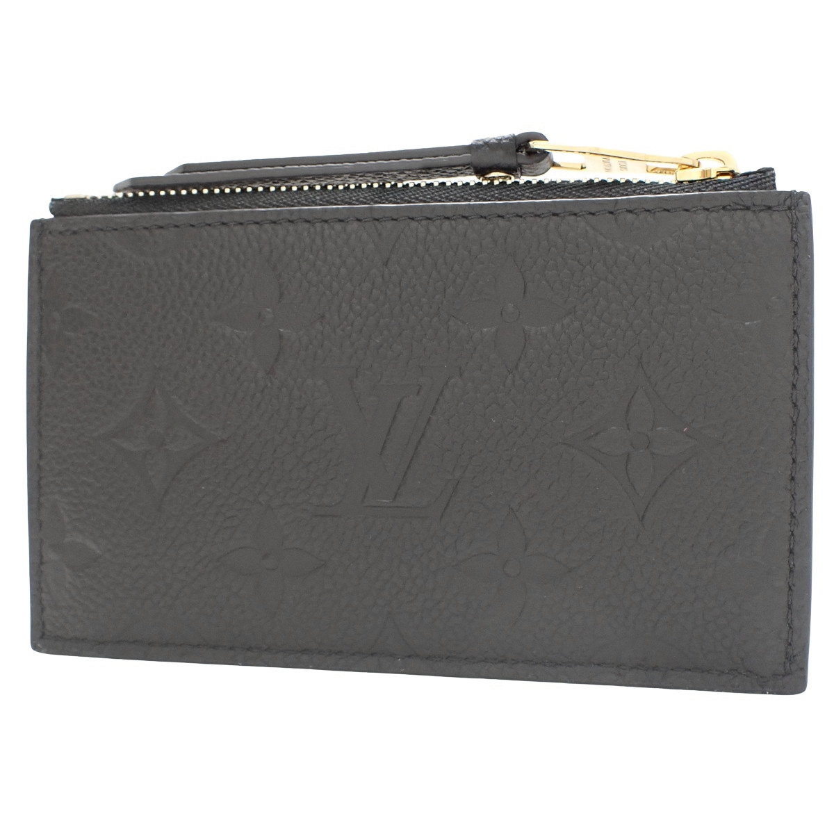 極美品 ルイヴィトン レザー ケース キーリング付き ファスナー 黒 極美品 ルイヴィトン レザー ケース キーリング付き ファスナー 黒