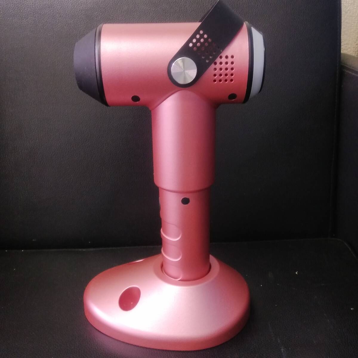 《健康》器具 「保阪流ウェルネス：ディープアタッカー ピンク DSY-MGB-01」 丸型アタッチメント欠品 イッティ マッサージガン_画像2