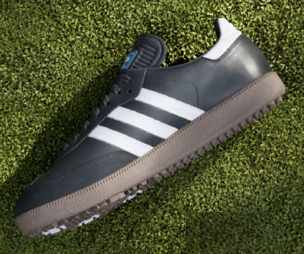 新品■アディダス■2025.2■サンバ ゴルフ フルグレイン レザー スパイクレス■JH6150■CORE BLACK/CLOUD WHITE/GUM■26.5CM■正規品の画像5