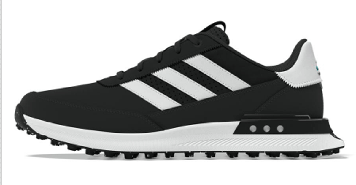 новый товар # Adidas #2025.7#S2 G-Spike отсутствует кожа #JS1892# core черный | белый | чистый зеленовато-голубой #28.5CM# натуральный кожа # стандартный товар