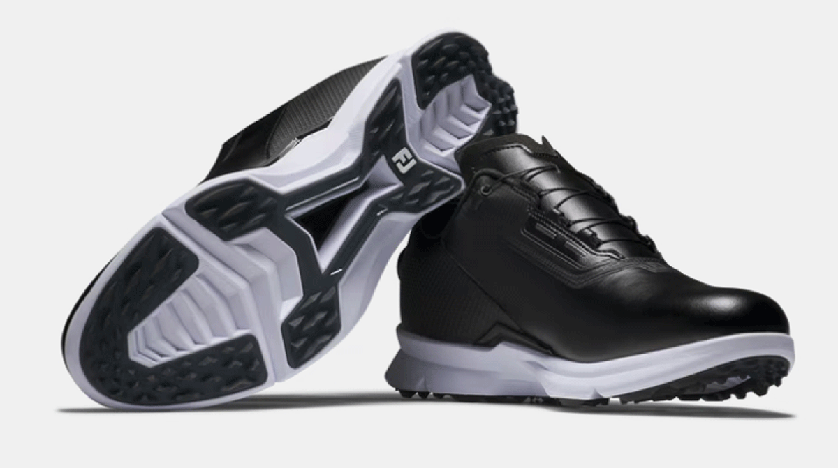 新品■2025.3■フットジョイ■フューエル ボア スパイクレス■#55425■ブラック／ホワイト■24.5CM■WIDE:EEE■驚異の軽さ、圧倒的なパワー_画像2