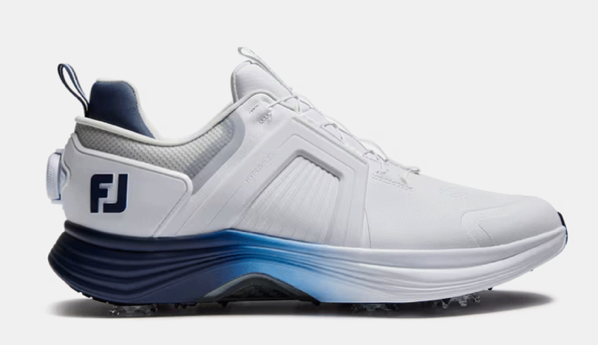 новый товар #2025.3# foot Joy # гипер- Flex карбоновый боа шиповки ##55475# белый | темно-синий #28.5CM#WIDE:EEE# стандартный товар