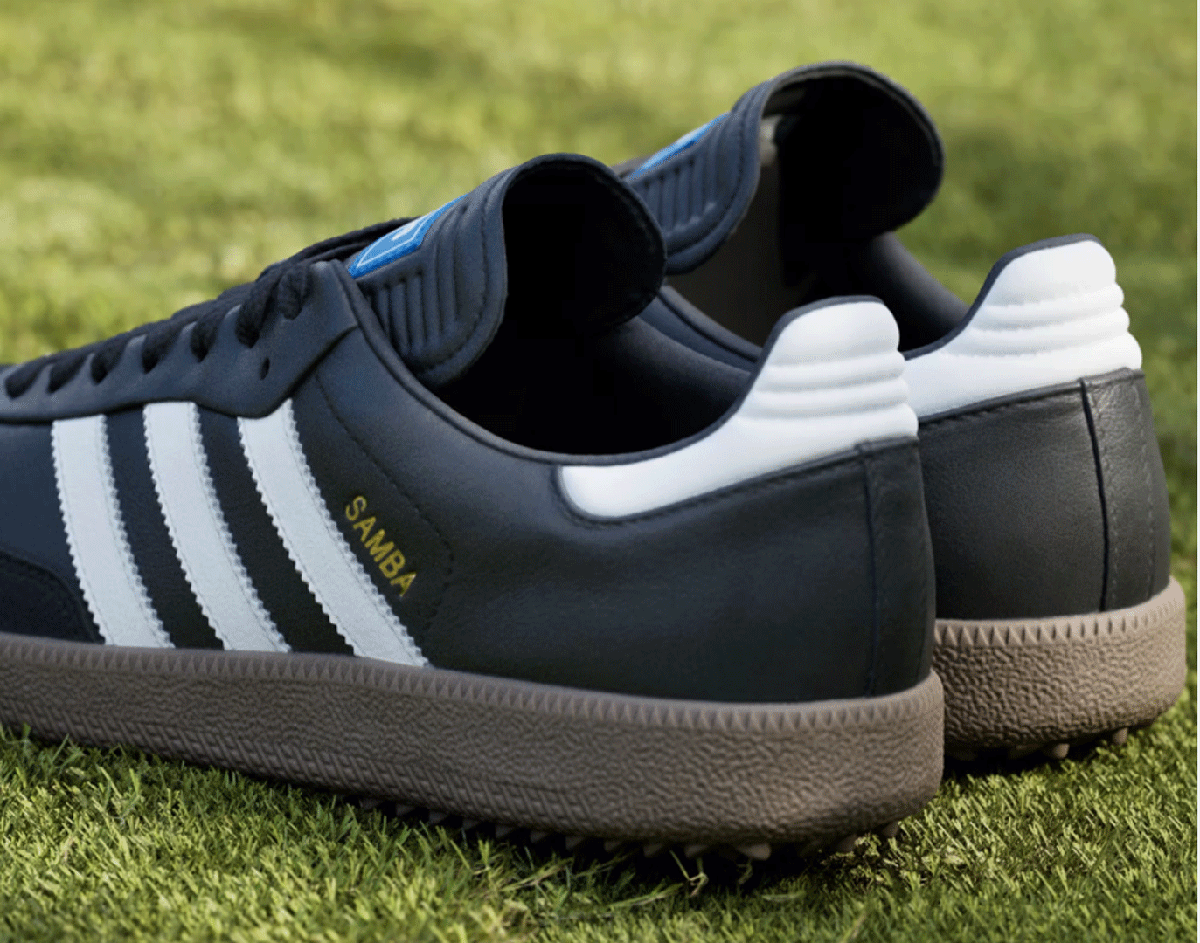 新品■アディダス■2025.2■サンバ ゴルフ フルグレイン レザー スパイクレス■JH6150■CORE BLACK/CLOUD WHITE/GUM■26.5CM■正規品の画像8