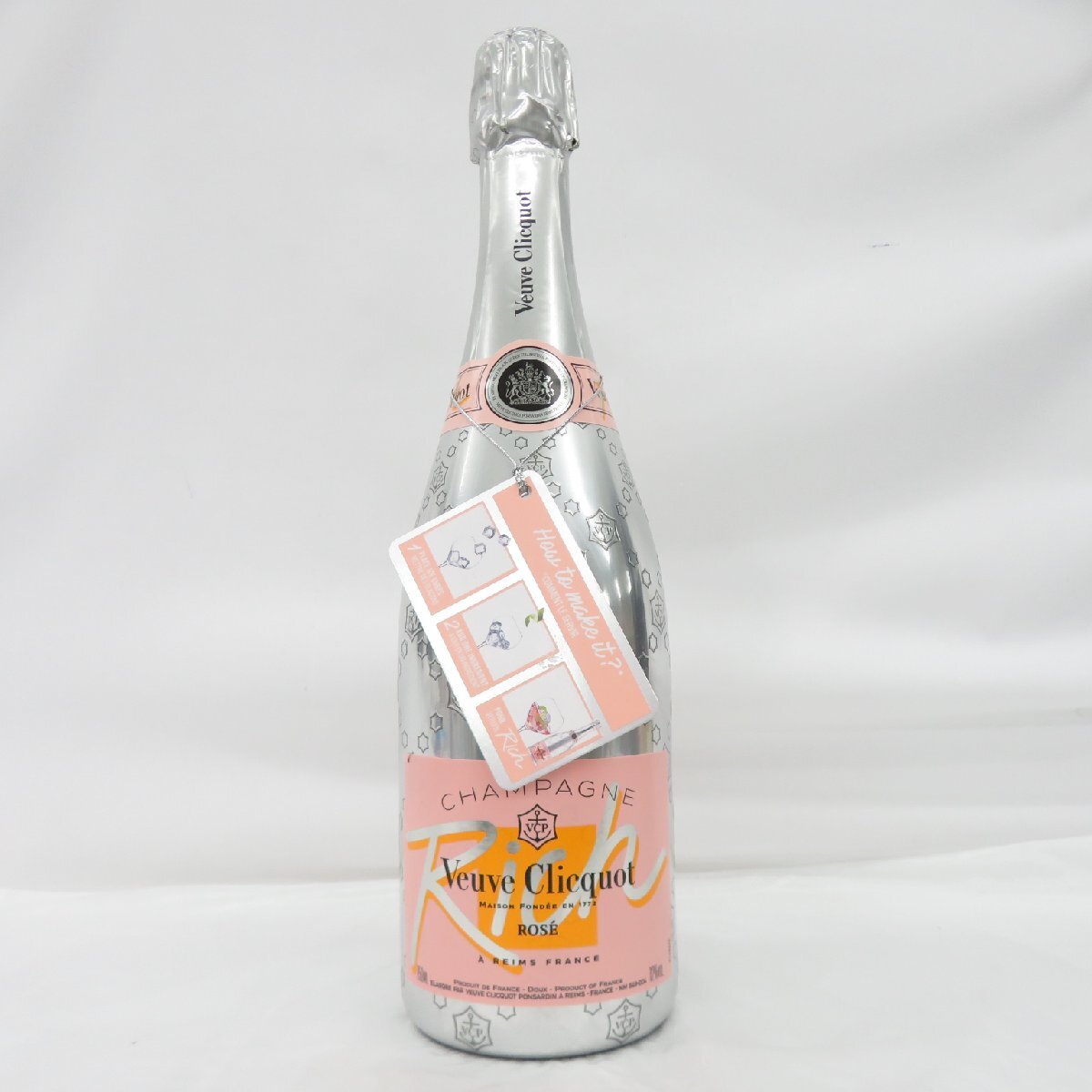 未開栓】Veuve Clicquot ヴーヴ・クリコ リッチ ロゼ シャンパン