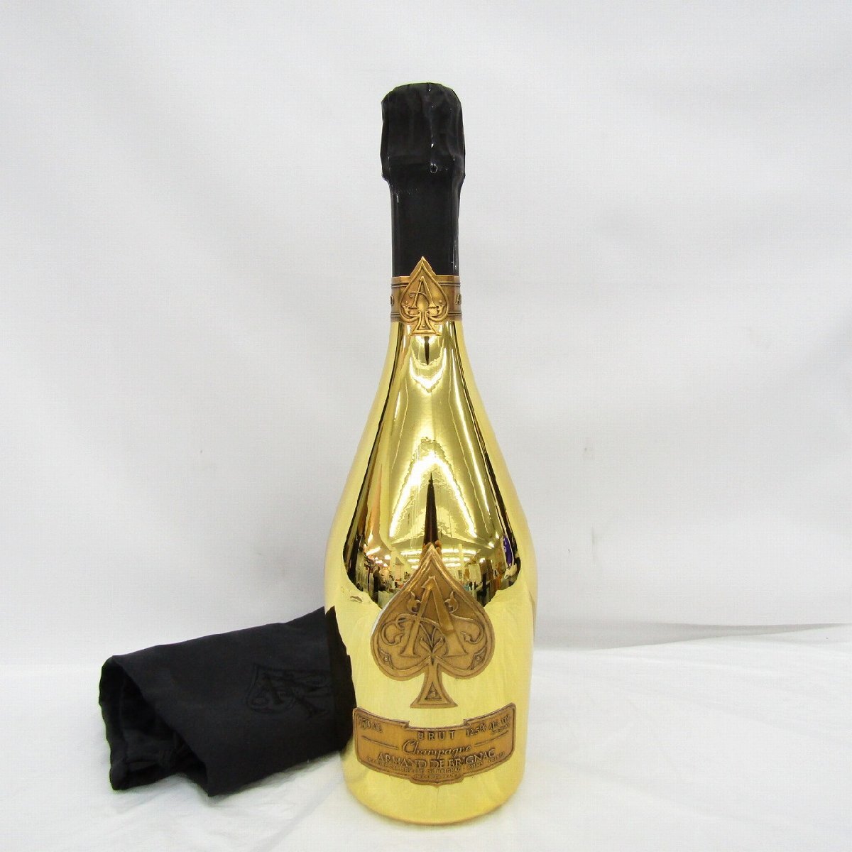 1円～【未開栓】ARMAND DE BRIGNAC アルマン・ド・ブリニャック ブリュット ゴールド シャンパン 750ml 12.5% 布袋付き 701103901 0728