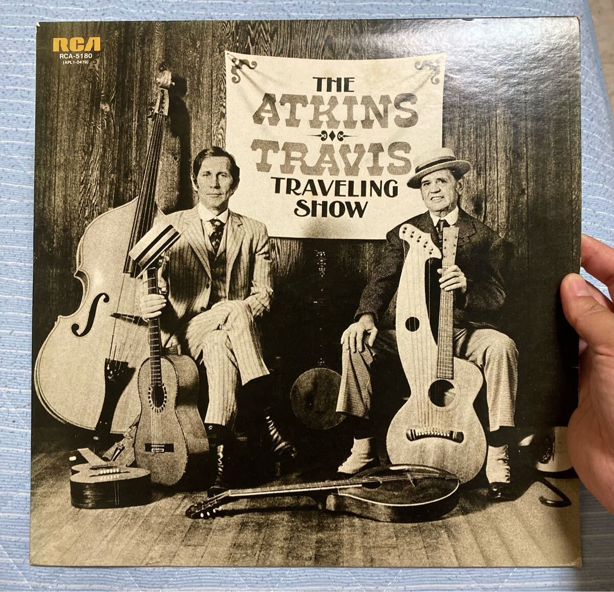 国内盤 LP THE ATKINS- TRAVIS TRAVELING　SHOW_画像1