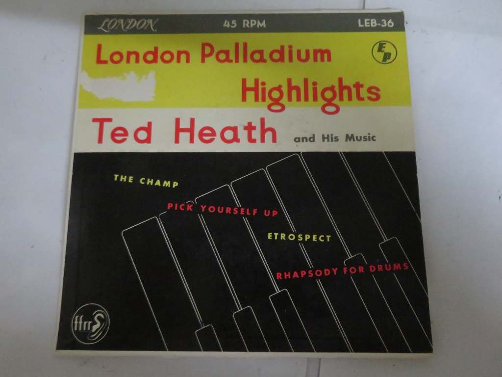 KMRE1486★EPレコード テッド・ヒース楽団 ザ・チャンプ ピック・ユアセルフ・アップ エトロスペクト ドラム・ラプソディ LEB-36 送料180円_画像2
