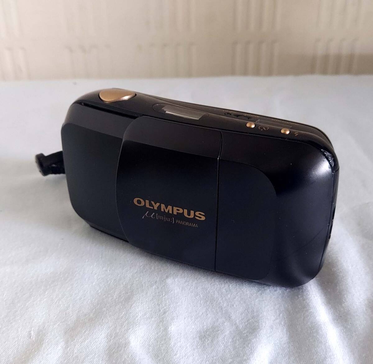 ○オリンパス OLYMPUS μ [mju:] パノラマ 35mm 1:3.5 カメラ○