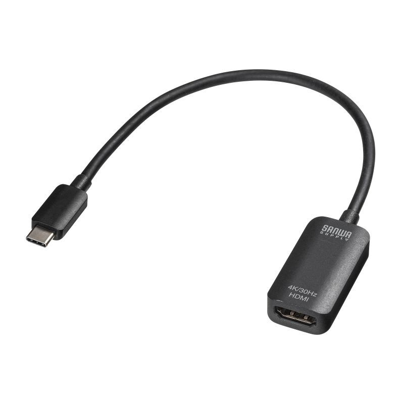 USB Type-C-HDMI変換アダプタ(4K/30Hz)サンワサプライ AD-ALCHD02_画像1