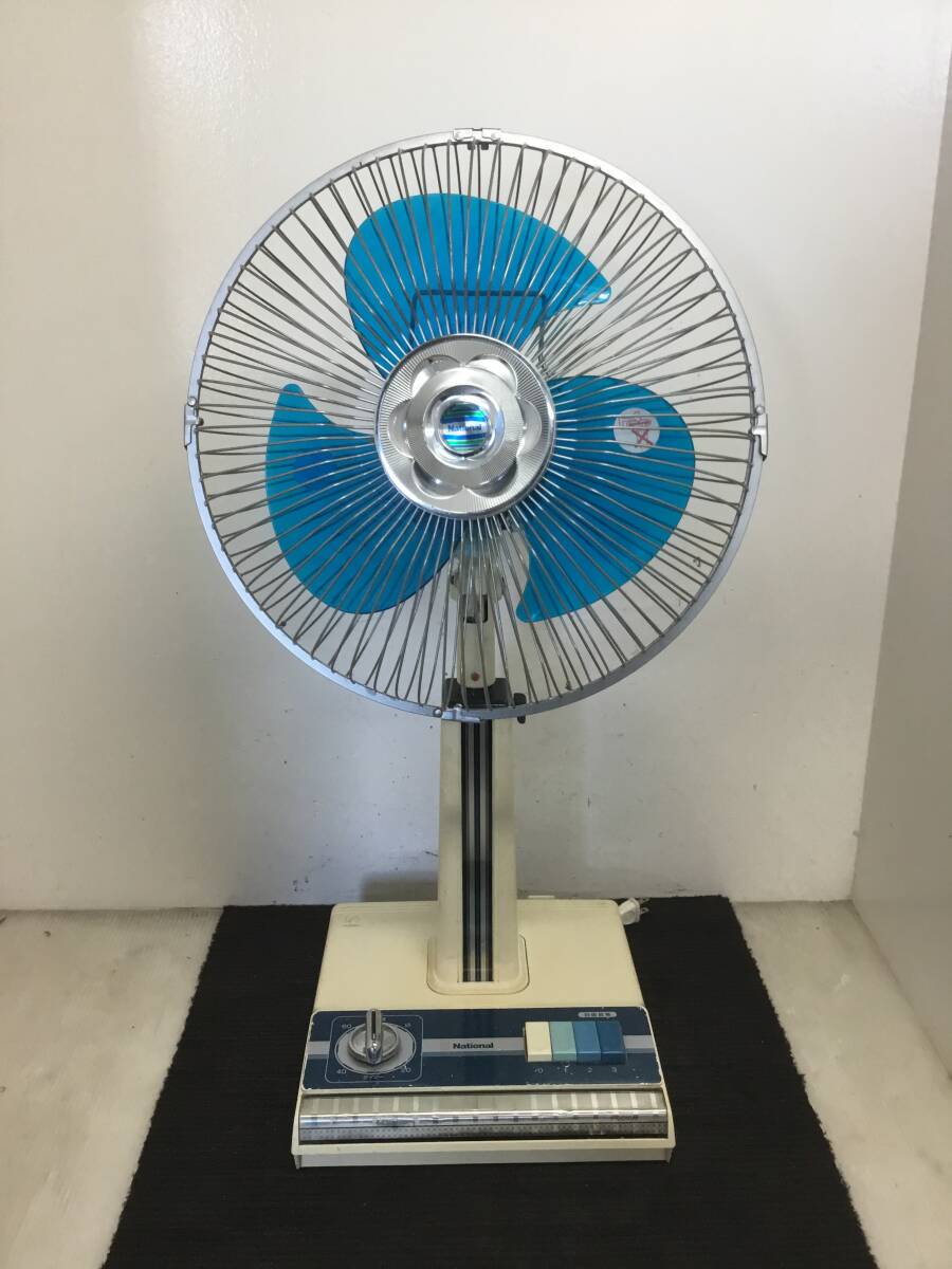 △ y 岐阜発/ ナショナル/ レトロ/ 扇風機/ F-30N1M/ 座敷扇風機/ 30cm/ 動作確認/ 現状品/ R7.7/21 △
