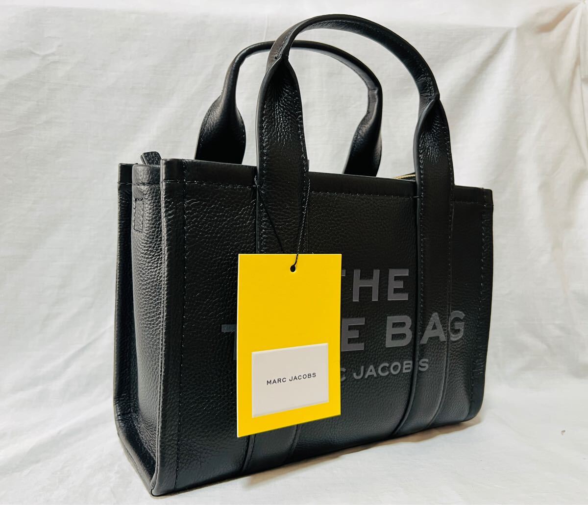 【人気美品✨】 マークジェイコブス ザトートバッグ ミニ 2WAY ブラック 黒 新作 MARC JACOBS マークジェイコブス レザー ミニ トートバッグ