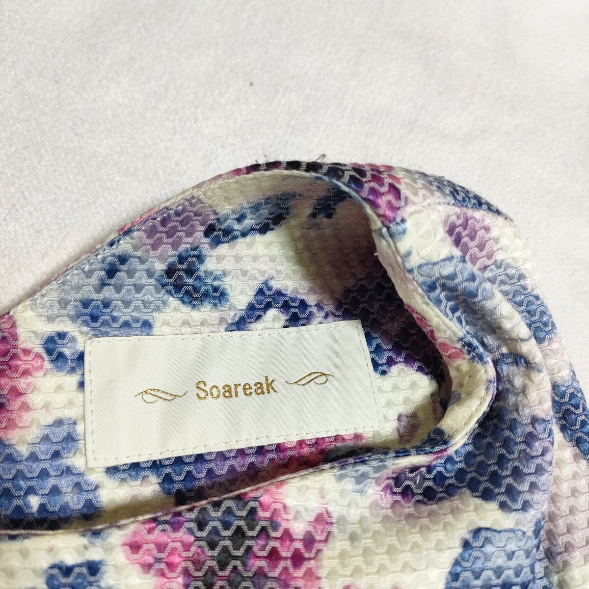 Soareak　ソアリーク　(M)　花柄 ノースリーブワンピース_画像5