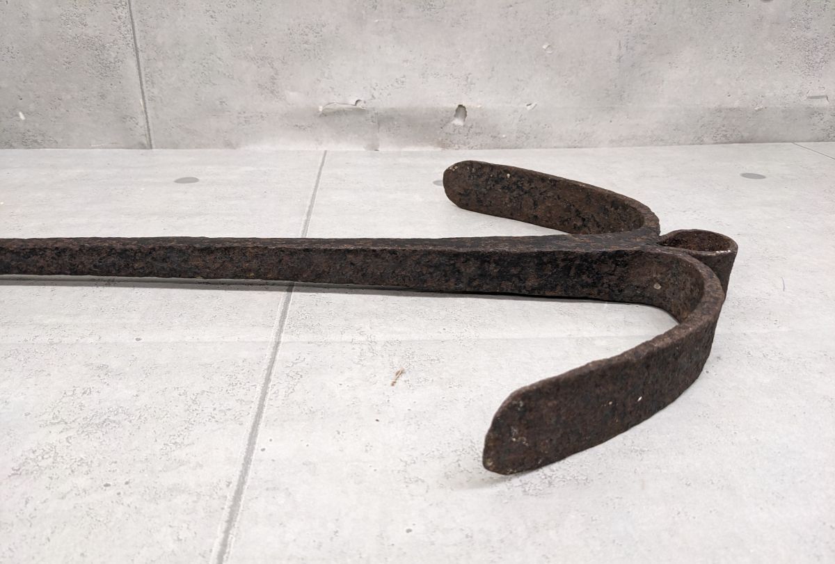 gg733■船の錨 いかり 鉛 鉄制 アンティーク アイアン アンカー マリンコレクター 船道具 重さ約6㎏/160